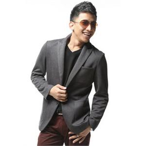 雅特 男式新款外套 时尚英伦风 西服上衣 小西装 休闲西服 2粒扣