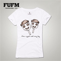 FUFM�������� ��װ�¿� Ůʿ ����ͷѩ�����¶���T�� W11MST344
