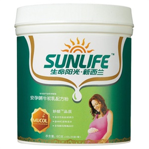 生命阳光安孕哺牛初乳配方粉2克*30袋