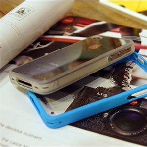 韩国LIM'S iPhone4 外壳 超薄彩虹 手机套 可挂绳 半透明