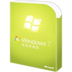 微软操作系统 Windows 7(家庭普通版),win7 彩包原装正版操作系统