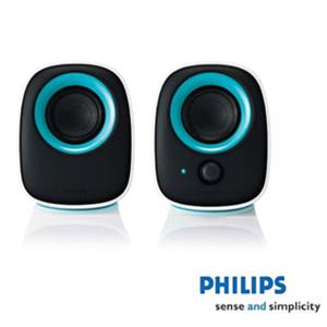 飞利浦笔记本电脑 USB 音箱SPA2210V 2.0声道 蓝色