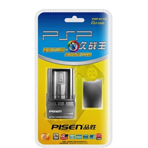 品胜-SONY 索尼 PSP2000/PSP3000 充电器+电池 套装,1年更换新品!