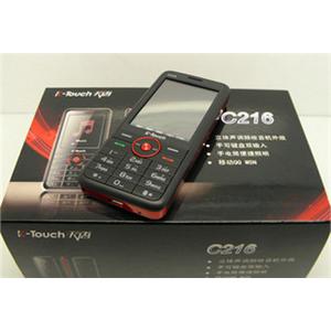 K-Touch/天语C216双卡双待 音乐手机 移动QQ MSN 收音机外放