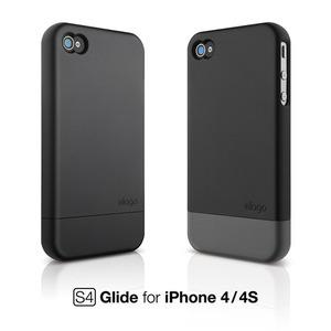 Elago S4 Glide iPhone 4 4S 外壳 双色壳 苹果4代 磨砂套 黑灰