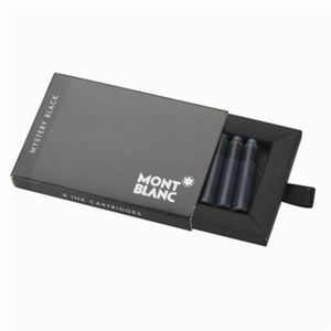 Montblanc万宝龙一次性墨水囊(8个装)--纯黑/纯蓝/蓝黑