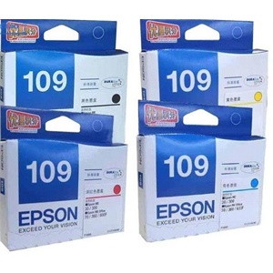 爱普生 T109 墨盒套装 EPSON ME30 ME300 ME600F 墨盒