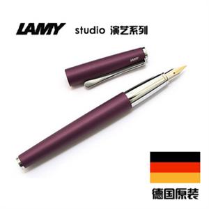 德国LAMY/凌美笔studio演艺系列紫色14K铂金尖钢笔/墨水笔