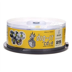 【当当销售配送】TDK CD-R80 32X 音乐 25片桶装 刻录盘