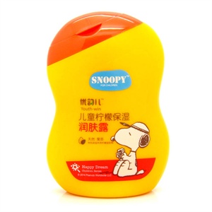 Snoopy/史努比儿童柠檬保湿润肤露 100ml 补水 滋润9156