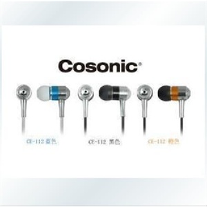 佳禾 CE-112耳机 10MM喇叭 金属入耳塞 超重低音