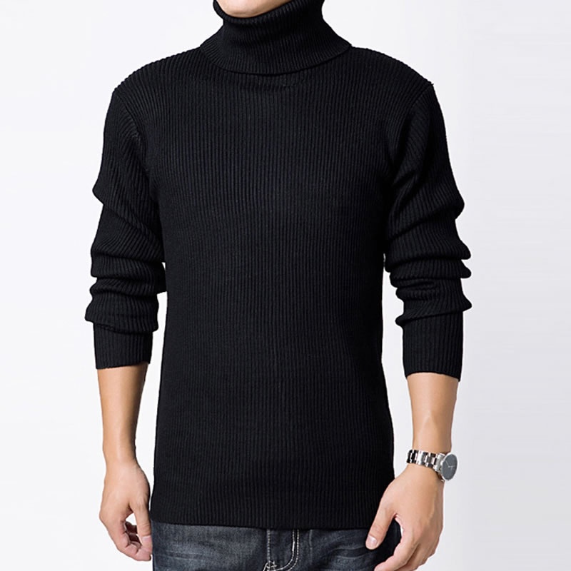 013秋冬新款男装线衫 韩版男士高领<em>毛衣男</em>加厚