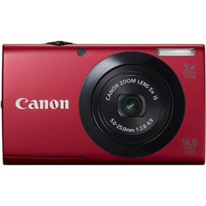 佳能PowerShot A3400 IS 数码相机 银色 红色 黑色 香槟色