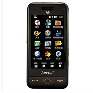 三星娱乐手机F839 CDMA2000 直板全触屏GPS 送2G卡和外壳