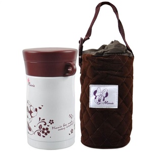 迪士尼Disney保温桶500ML/保温杯/汤壶/粥壶/配袋子/带勺子送桶套