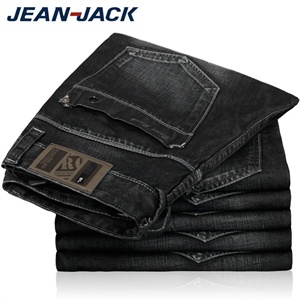 JeanJack 品质男装 新款夏装直筒短休闲牛仔裤 简约裤子男JNZ3515