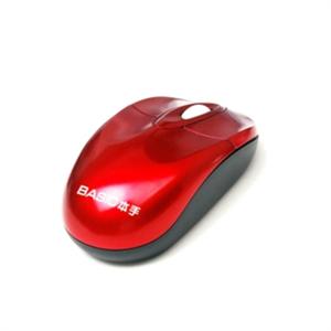 本手 basic M338 红 经典笔记本USB小鼠标 电脑鼠标