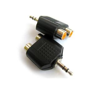 3.5mm M TO 2 RCA F（音频转接头）正品行货 当日发货