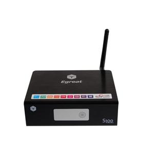 亿格瑞 S100 高清播放机 8643芯片 带wifi，双操作系统 送高清线