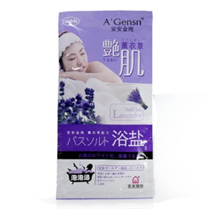 安安金纯薰衣草浴盐50G 保湿+止痒+熏衣草精华