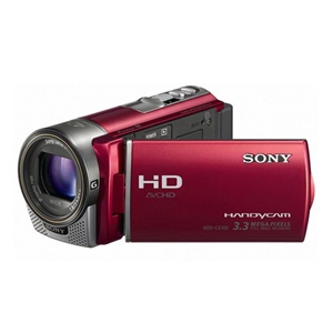 【当当自营】 SONY索尼 HDR-CX180E 32GB内存420万像素 高清闪存数码摄像机（红色）赠U10包