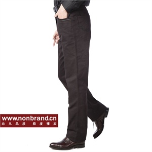【nonbrand】进口长绒棉加厚加绒休闲裤（直筒）