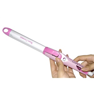 Hello Kitty25毫米陶瓷温控卷发器KTM1189(迷你设计直发卷发)