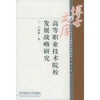 高等职业技术院校发展战略研究