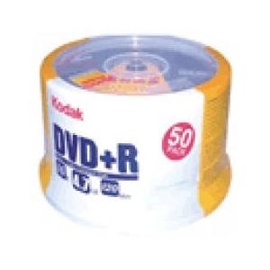 柯达 DVD+R/-R 刻录光盘 16X 50片装