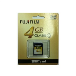 FUJIFILM富士原装4G SD卡 高速 CLASS10 极速相机内存卡