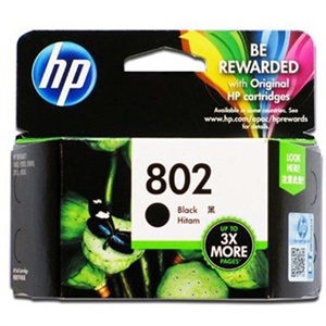 惠普（HP）CH563Z 802 黑色墨盒（Deskjet1050 2050 1000 2000）