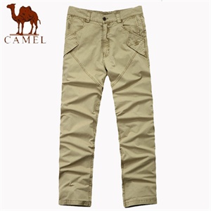 camel 骆驼男装 正品 时尚休闲 纯棉 男款 休闲长裤 2S13002