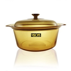 美国康宁晶彩透明锅/玻璃锅VSD-3.5 煮锅/汤锅/炖锅/熬药锅