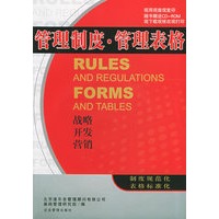 管理制度管理表格：战略、开发、营销（附CD-ROM光盘一张）