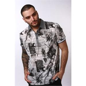 CGU 美式壁画系列休闲型排汗舒适T恤-F597