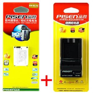 品胜电池+充电器 EN-EL12 尼康S9100/S1100pj S8100/S8200 P300