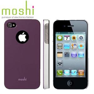 摩仕 iGlaze iPhone4/4S代手机超薄时尚保护外壳 手机壳-紫色