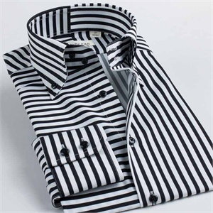 【2011秋季新品】深海正品 拼接男士时尚修身长袖衬衫DDX12503L