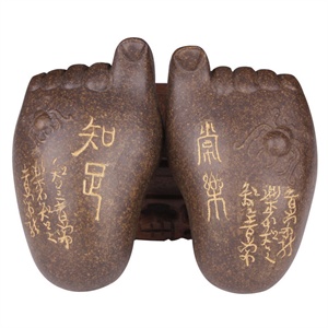 【茗臣尚品】宜兴*摆件 知足常乐大