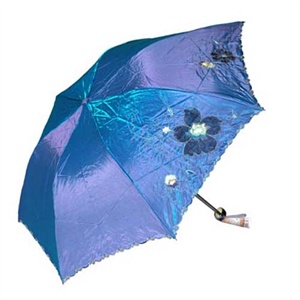 天堂伞三折晴雨伞3322E 水光潋艳02