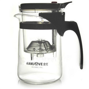 金灶纯手工吹制耐热玻璃杯 飘逸杯 泡茶杯 正品保证TP760 500ml
