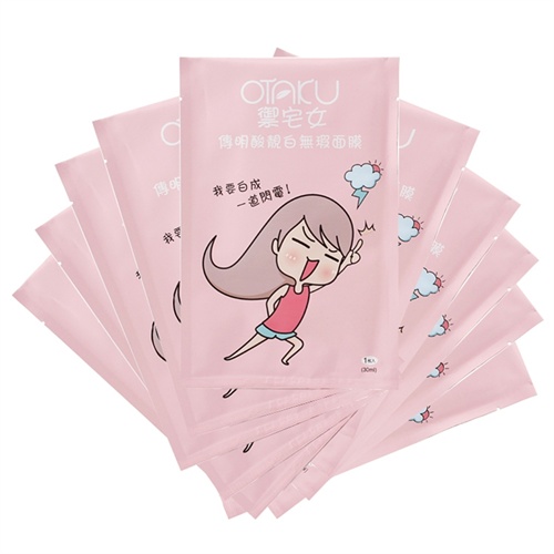 【台湾<em>御宅女OTAKU</em> 传明酸靓白无暇面膜10片