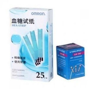 欧姆龙血糖仪试纸 适用HEA-214型 独立包装 美国进口 原厂正品