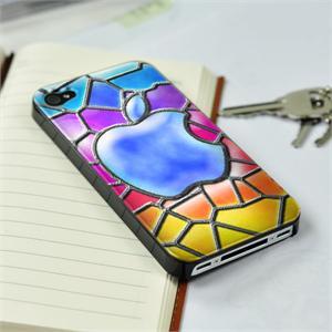 手机工坊 苹果iphone 4代 彩壳 彩绘系列 保护壳 手机套 质感苹果