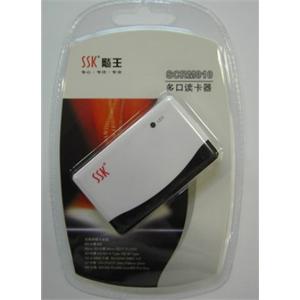 SSK飚王 scrm010多口读卡器 多功能合一 可读TF SD MS CF M2 XD