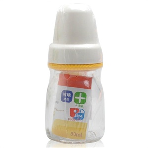 贝亲玻璃果汁奶瓶(乳胶奶嘴50ML) D308/DA71