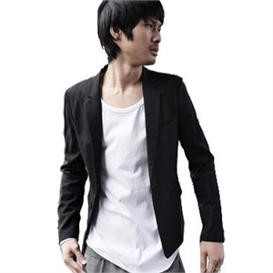 2011秋冬新款 限量精品 精致一粒扣帅气修身小西装男士513-M17