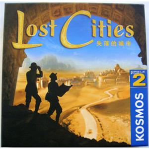 精装高品质 桌面游戏 失落之城Lost Cities遗失的城市中文版