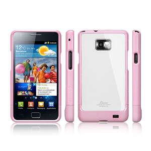 韩国SGP Linear 三星i9100 Galaxy S2彩壳 保护壳 粉边白背