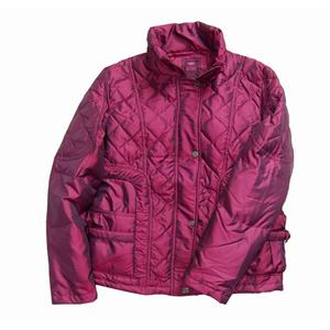 【品牌直供】威鹏专柜正品㊣紫红色时尚间格双色纱单面茄克398408〓原价860元